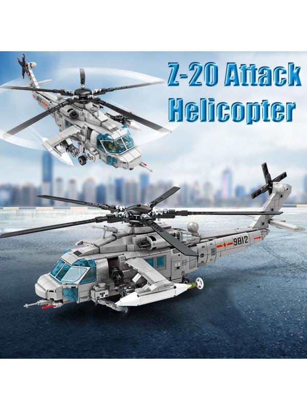 Конструктор Sembo Block «Боевой вертолет Z-20» 202125 / 935 деталей
