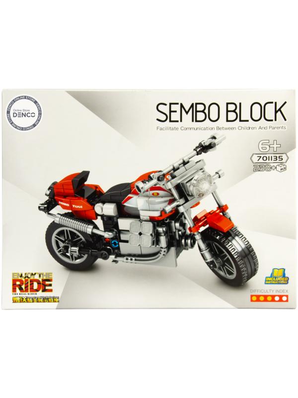 Конструктор Sembo Block «Мотоцикл» 701135 / 238 детали
