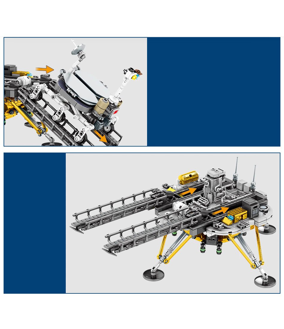 Конструктор Sembo Block «Космическая станция и марсоход» 203030 / 1098 деталей