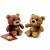 Игрушки резиновые фигурки-тянучки животные «Медвежата» A185-DB, 7 см. / 2 шт.