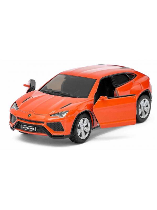 Металлическая машинка Kinsmart 1:38 «Lamborghini Urus» KT5368D,  инерционная / Оранжевый