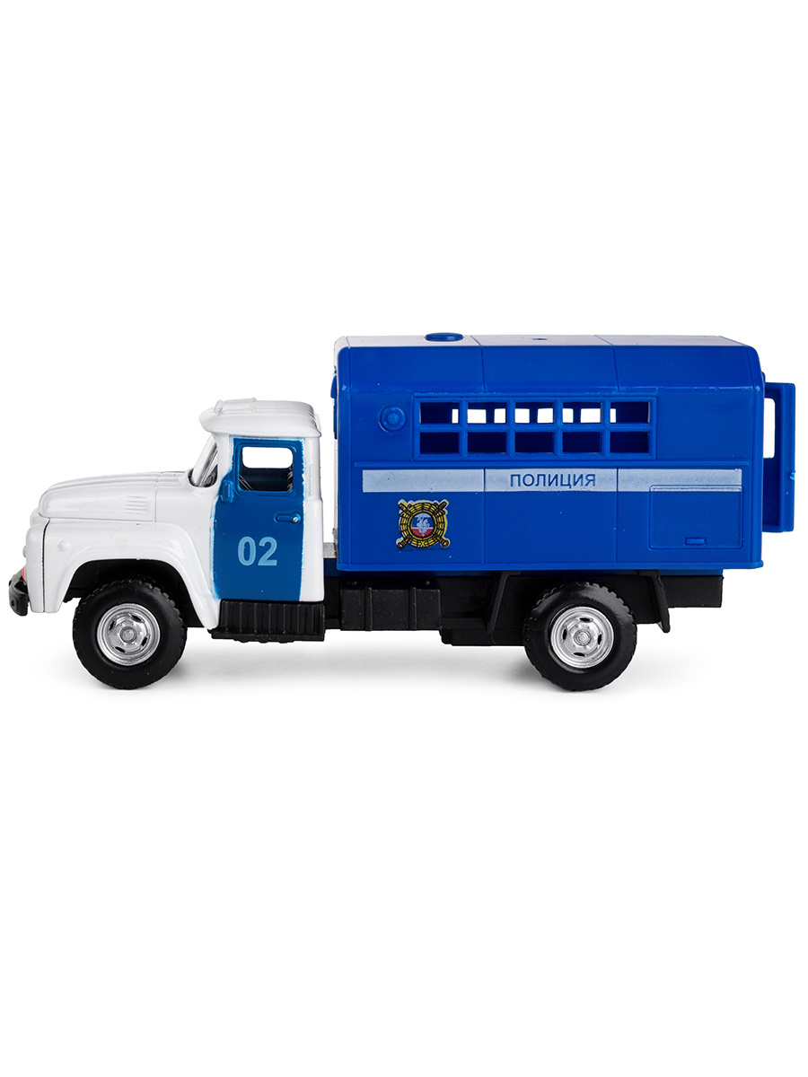 Металлическая машинка Play Smart 1:52 «Фургон ЗиЛ-130: Служебный» 6561 Автопарк, инерционная / Микс