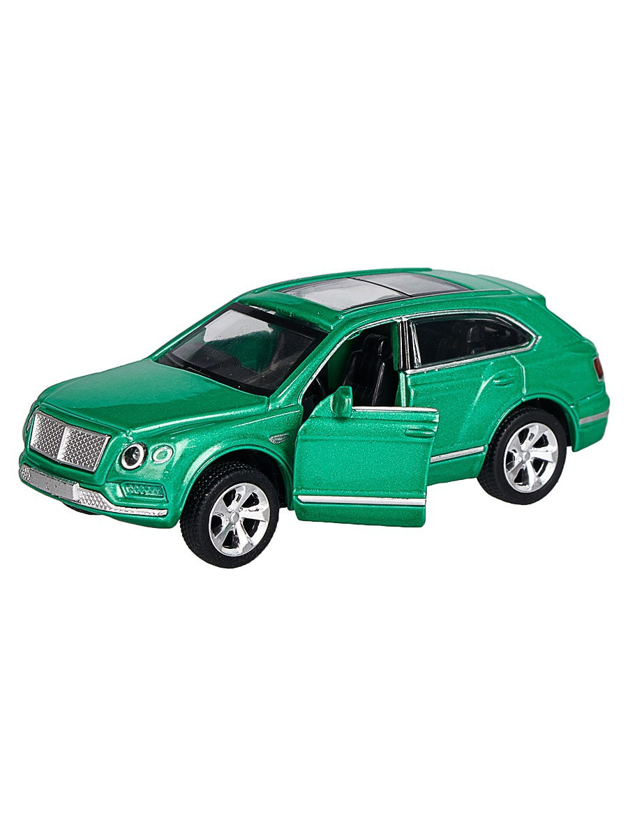 Металлическая машинка Play Smart 1:50 «Bentley Bentayga» 6528DC-A/F Автопарк, инерционная / Зеленый