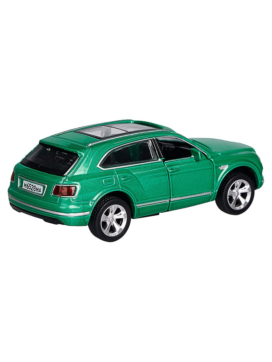Металлическая машинка Play Smart 1:50 «Bentley Bentayga» 6528DC-A/F Автопарк, инерционная / Зеленый
