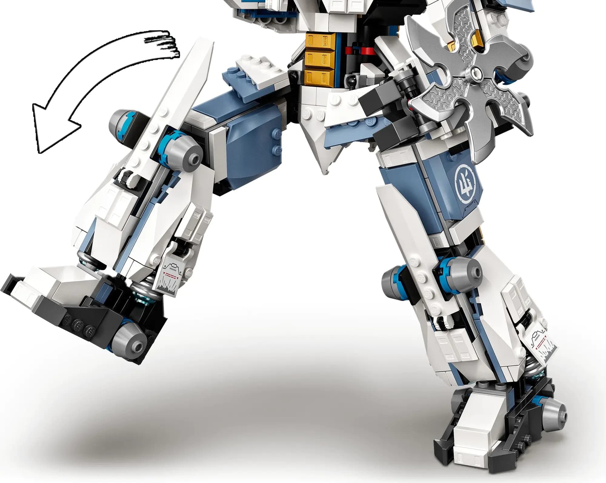 Конструктор XS «Битва с роботом Зейна» 2039 (НиндзяГо) комплект 8 шт.