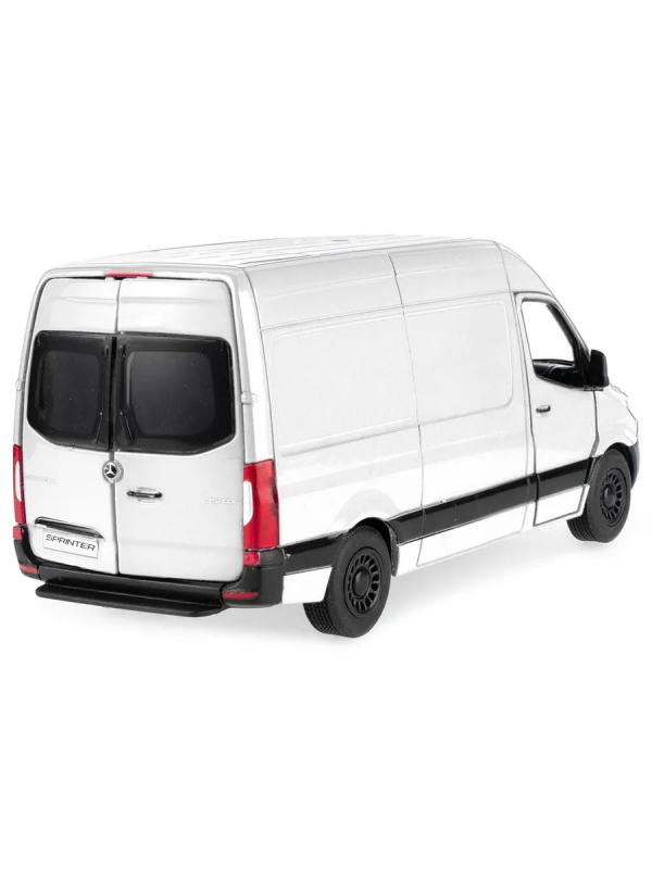 Металлическая машинка Kinsmart 1:48 «Mercedes-Benz Sprinter» KT5426D, инерционная / Белый