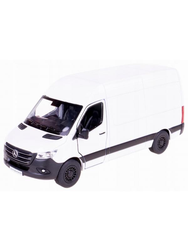 Металлическая машинка Kinsmart 1:48 «Mercedes-Benz Sprinter» KT5426D, инерционная / Белый