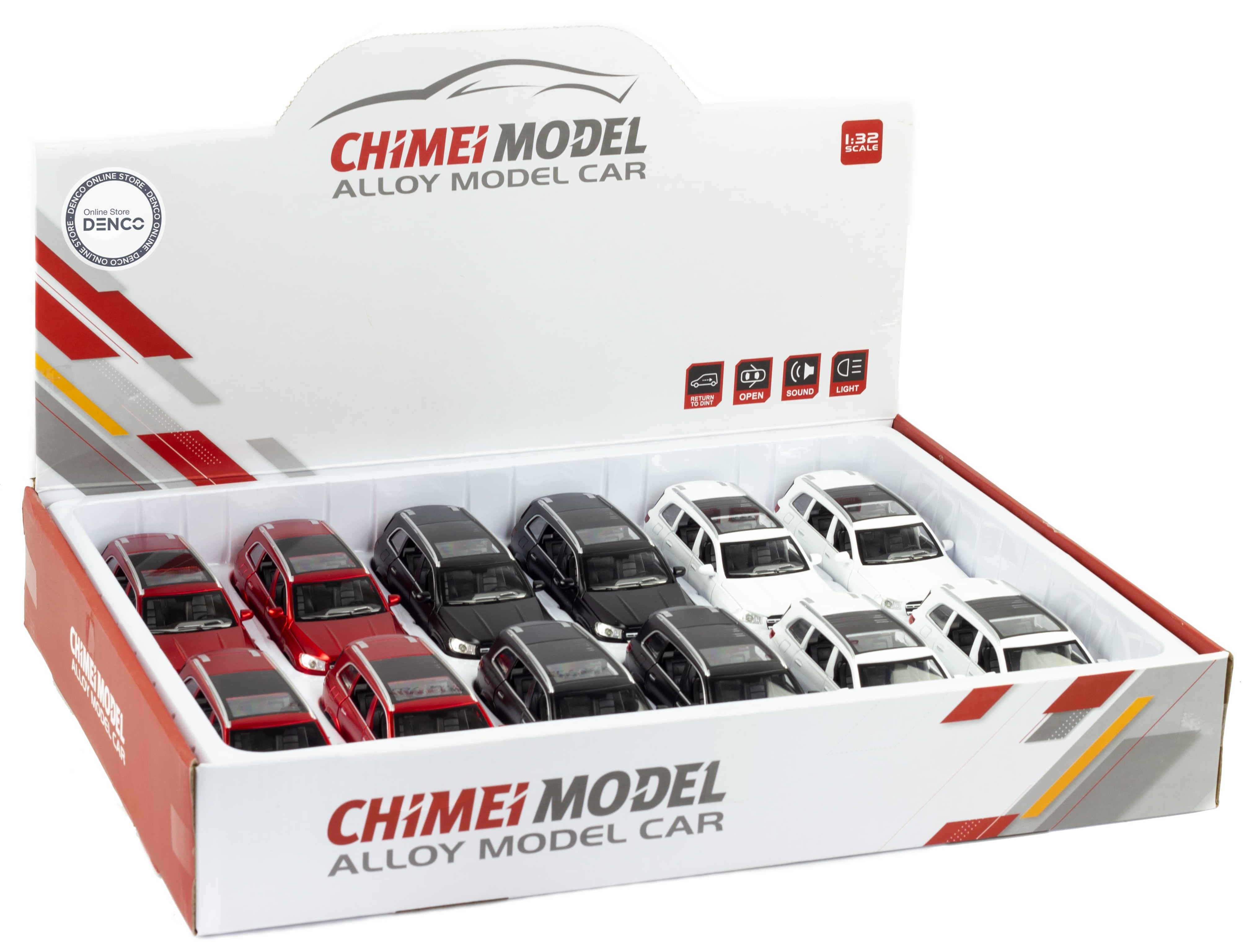 Металлическая машинка ChiMei Model 1:32 «Mercedes-Benz GLS 580» CM304, инерционная, свет, звук / Микс