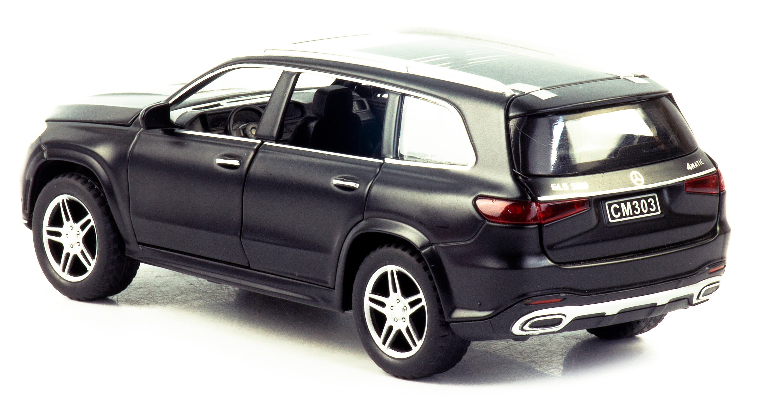 Металлическая машинка ChiMei Model 1:32 «Mercedes-Benz GLS 580» CM304, инерционная, свет, звук / Микс