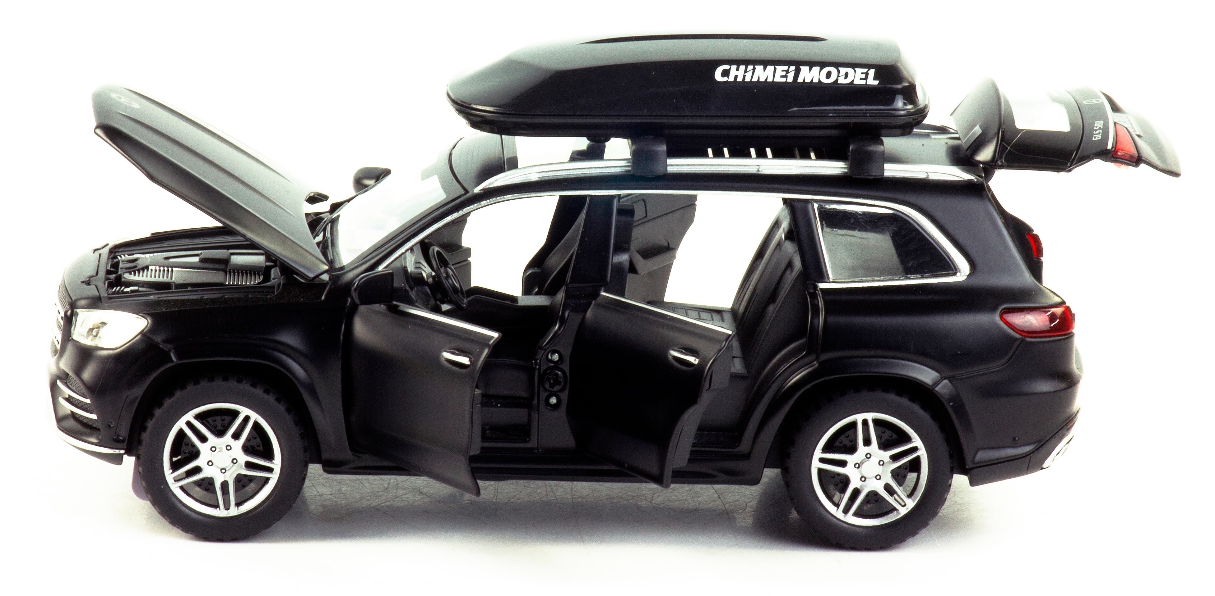 Металлическая машинка ChiMei Model 1:32 «Mercedes-Benz GLS 580» CM304, инерционная, свет, звук / Микс