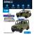 Металлическая машинка Play Smart 1:50 «Джип УАЗ Hunter Служебный» 10 см. 6541 Автопарк, инерционная / Армия