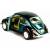 Металлическая машинка Kinsmart 1:32 «1967 Volkswagen Classical Beetle (Черное крыло)» KT5373DE инерционная / Зеленый