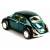 Металлическая машинка Kinsmart 1:32 «1967 Volkswagen Classical Beetle (Черное крыло)» KT5373DE инерционная / Зеленый
