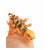 Резиновая фигурка-тянучка «Ящерица» A10-0DB 19 см. / Оранжевый