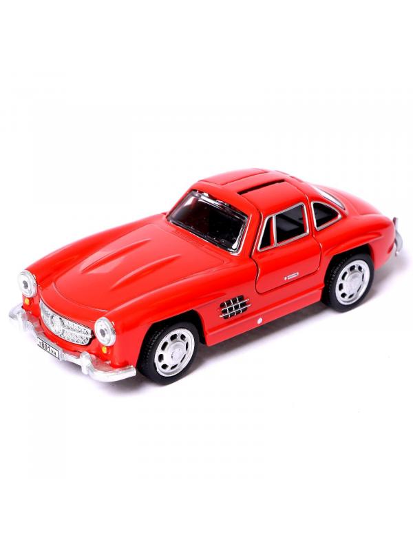 Металлическая машинка Play Smart 1:47 «Mercedes-benz SL300» 6526D, инерционная / Красный