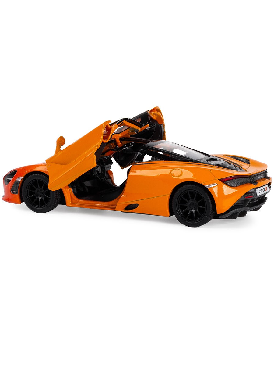 Машинка металлическая Kinsmart 1:36 «McLaren MSO 720S» KT5403DG инерционная / Оранжевый