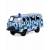 Металлическая машинка Play Smart 1:50 «Микроавтобус УАЗ-39625 Буханка: Служебный» 10 см. 6542, Автопарк / ОМОН