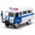 Металлическая машинка Play Smart 1:50 «Микроавтобус УАЗ-39625 Буханка: Служебный» 10 см. 6542, Автопарк / ДПС