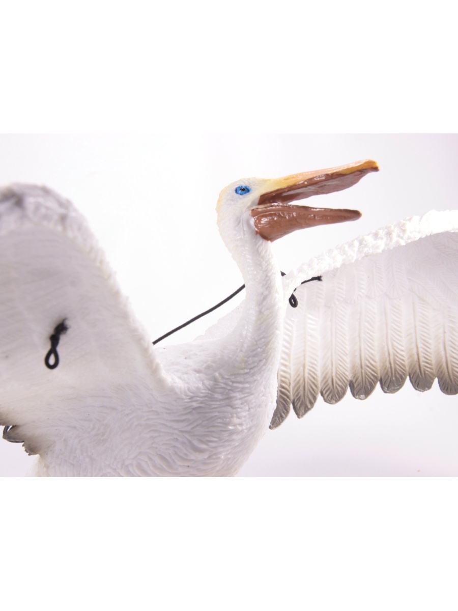 Резиновые игрушки «Птицы на резинках с пищалкой» 33 см., 144 / Пеликан