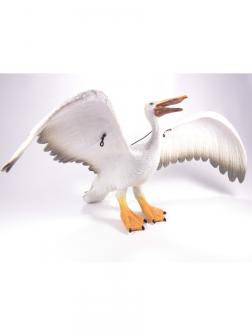 Резиновые игрушки «Птицы на резинках с пищалкой» 33 см., 144 / Пеликан