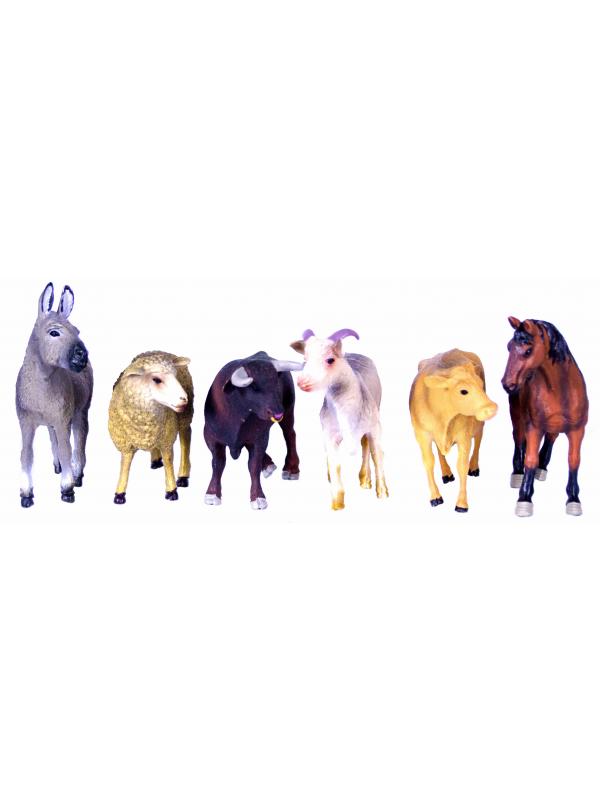 Фигурка животного «Домашние животные с фермы. Корова» Q9899-218 Animal Model 10-12 см.