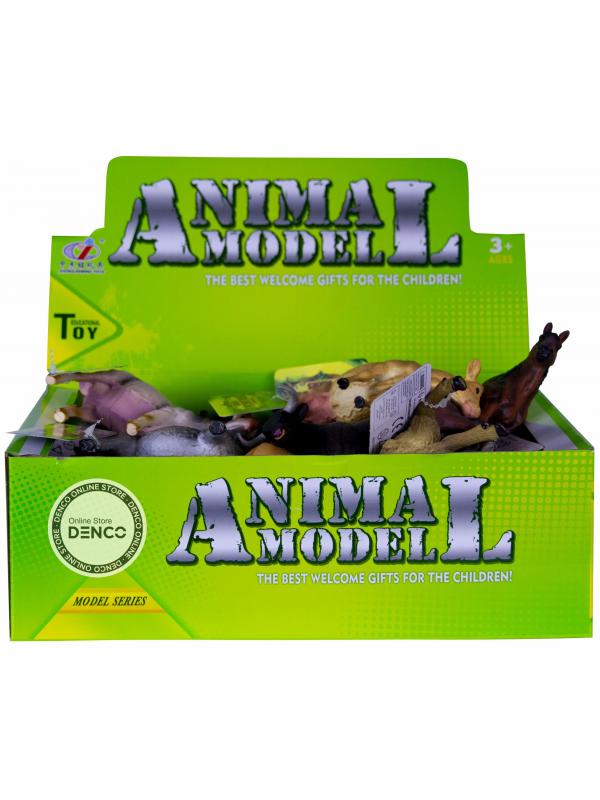 Фигурка животного «Домашние животные с фермы. Осёл» Q9899-218 Animal Model 10-12 см.