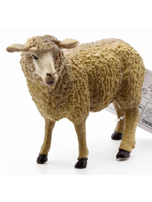 Фигурка животного «Домашние животные с фермы. Овца» Q9899-218 Animal Model 10-12 см.