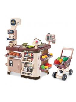 Игровой набор «Супермаркет» 85 см со световыми и звуковыми эффектами, 668-104 / 65 предметов