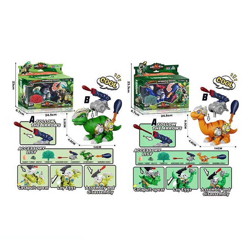 Игровой набор «Динозавр с отверткой» W8002 / Микс