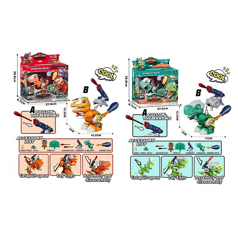 Игровой набор «Динозавр с отверткой» W8004 / Микс