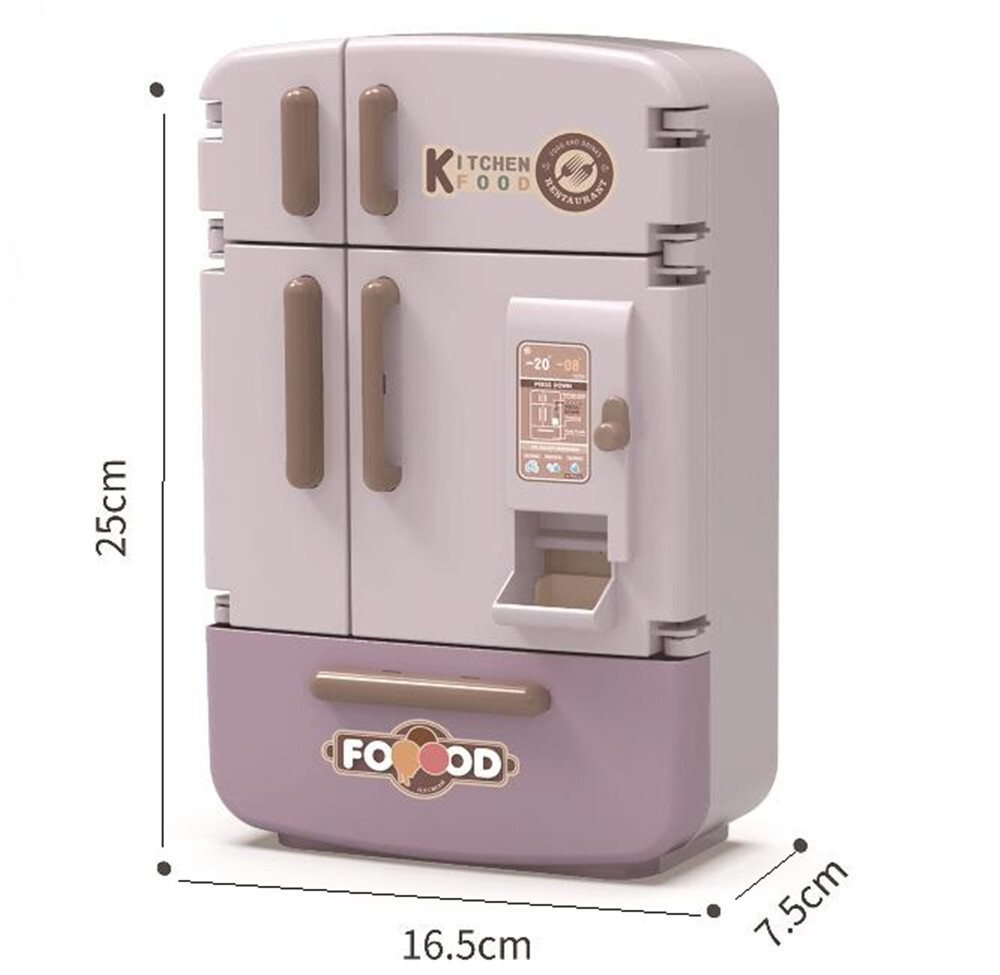 Игровой набор бытовой техники «‎Холодильник» SY-2093-2, свет, звук / Фиолетовый