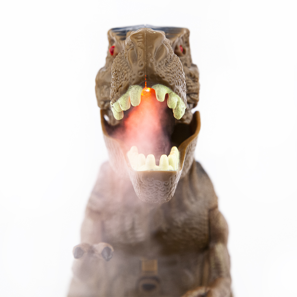 Радиоуправляемый динозавр «Тираннозавр REX» RS61-102, со световыми и звуковыми эффектами, пускает пар