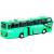 Металлический автобус Wanbao «National Express» 19.5 см. 672D, инерционный / Зеленый
