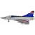 Металлический военный самолет «Sonic Mirage» 19.5 см. 8040, инерционный, свет, звук / Серебристо-синий