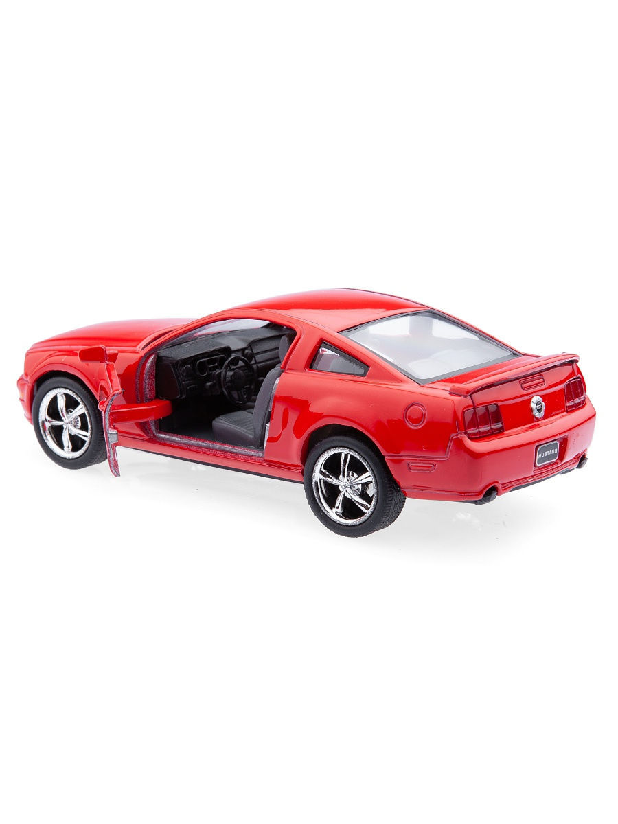 Металлическая машинка Kinsmart 1:38 «2006 Ford Mustang GT» KT5091D инерционная / Красный