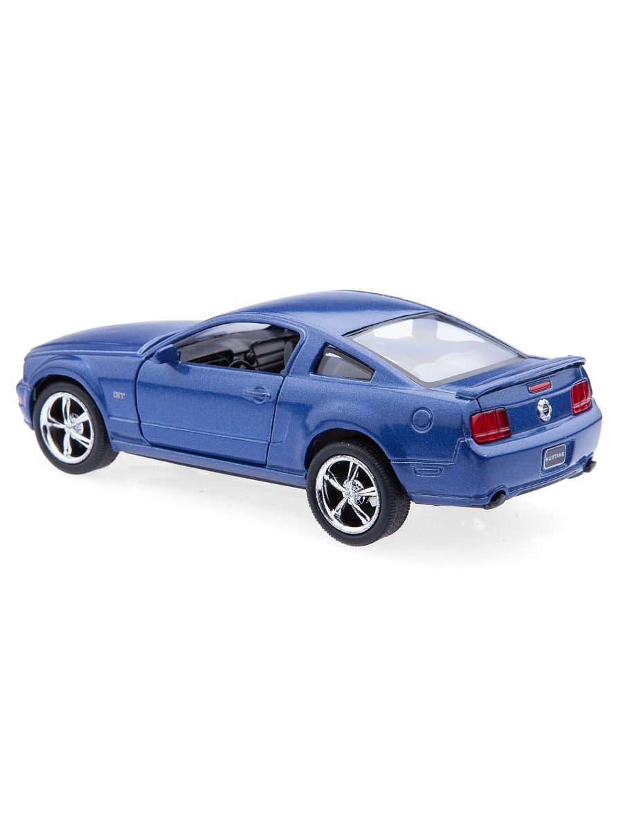 Металлическая машинка Kinsmart 1:38 «2006 Ford Mustang GT» KT5091D инерционная / Синий