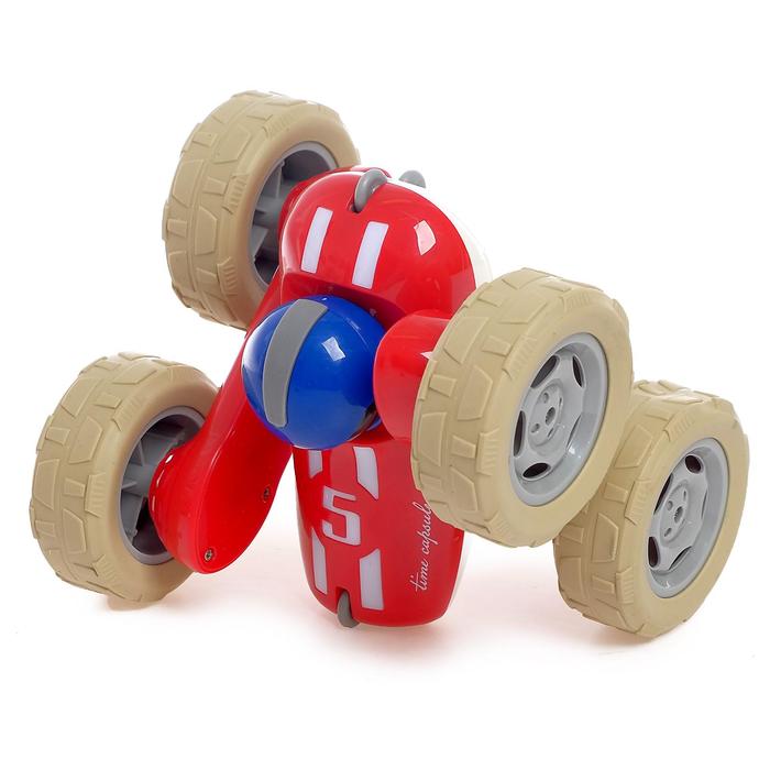 Радиоуправляемая машинка-перевертыш 1:24 со световыми и звуковыми эффектами М2210А / Микс