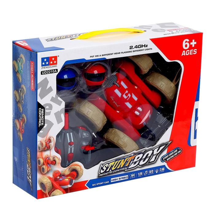 Радиоуправляемая машинка-перевертыш 1:24 со световыми и звуковыми эффектами М2210А / Микс