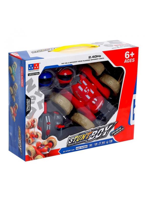 Радиоуправляемая машинка-перевертыш 1:24 со световыми и звуковыми эффектами М2210А / Микс