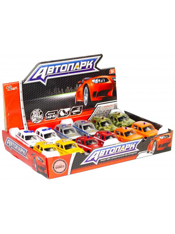 Металлическая машинка Play Smart 1:50 «Служебная Нива: 2121» 10 см. 6540 Автопарк, инерционная / ВС