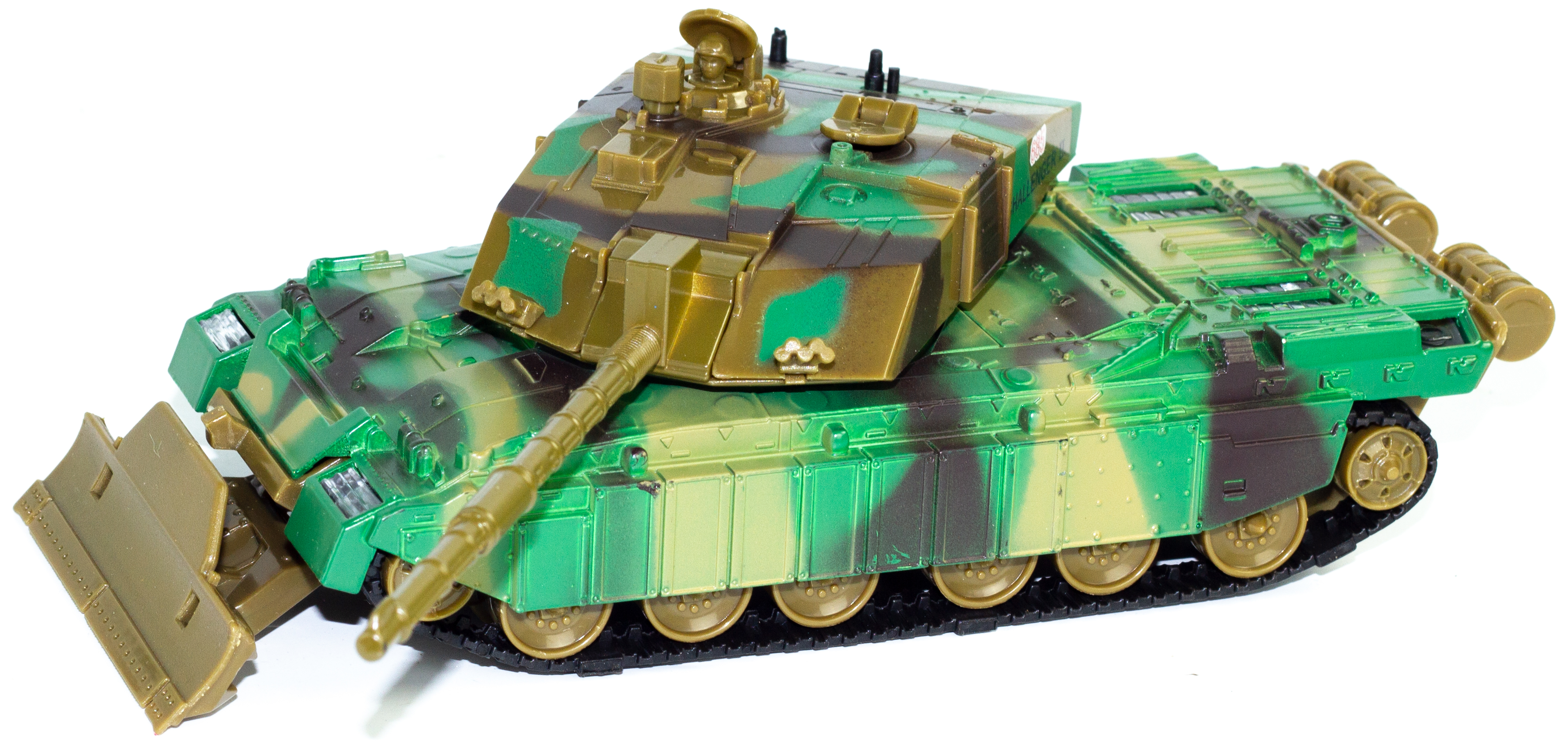 Металлический танк Metal Slug 1:50 «685 Challenger II» 685S, 19 см., инерционный / Темно-зеленый