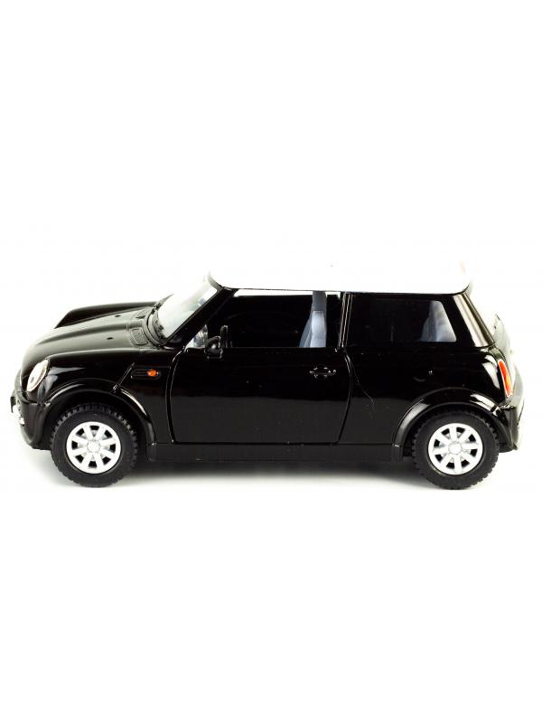 Металлическая машинка Kinsmart 1:28 «Mini Cooper» KT5042D, инерционная / Черный