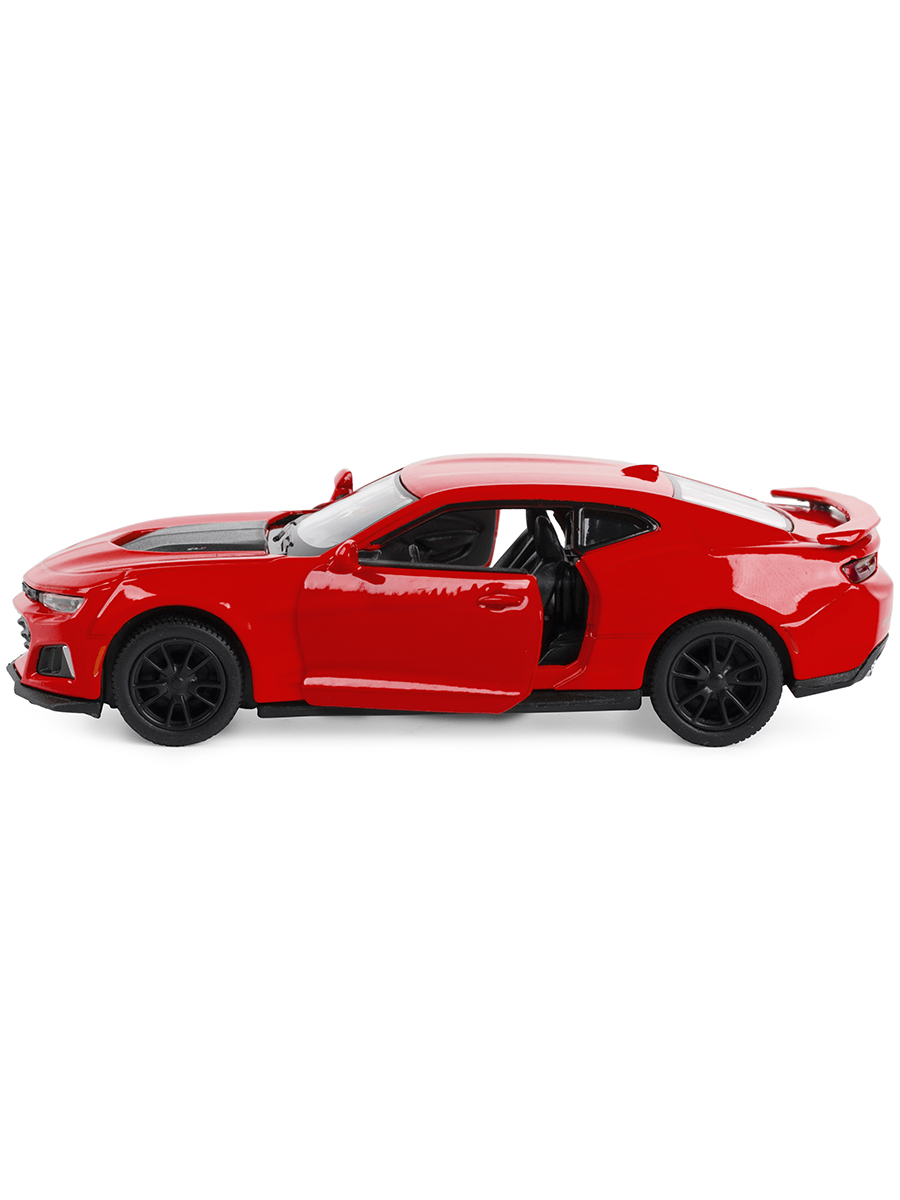 Машинка металлическая Kinsmart 1:38 «2017 Chevrolet Camaro ZL1» 14 см. KT5399D инерционная / Красный