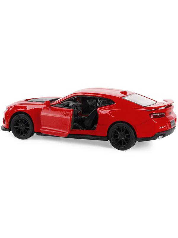 Машинка металлическая Kinsmart 1:38 «2017 Chevrolet Camaro ZL1» 14 см. KT5399D инерционная / Красный