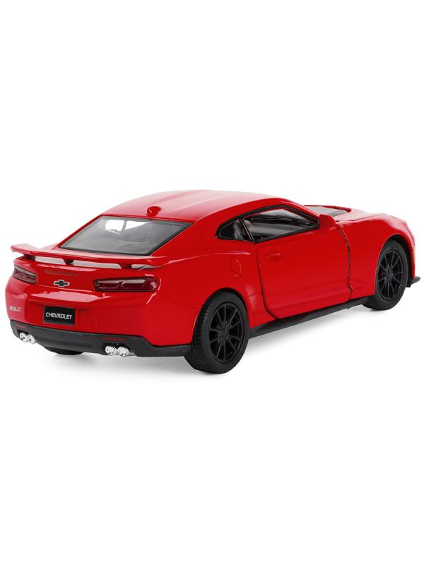 Машинка металлическая Kinsmart 1:38 «2017 Chevrolet Camaro ZL1» 14 см. KT5399D инерционная / Красный