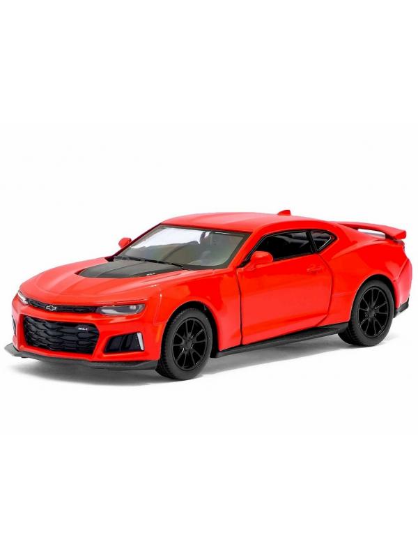 Машинка металлическая Kinsmart 1:38 «2017 Chevrolet Camaro ZL1» 14 см. KT5399D инерционная / Красный