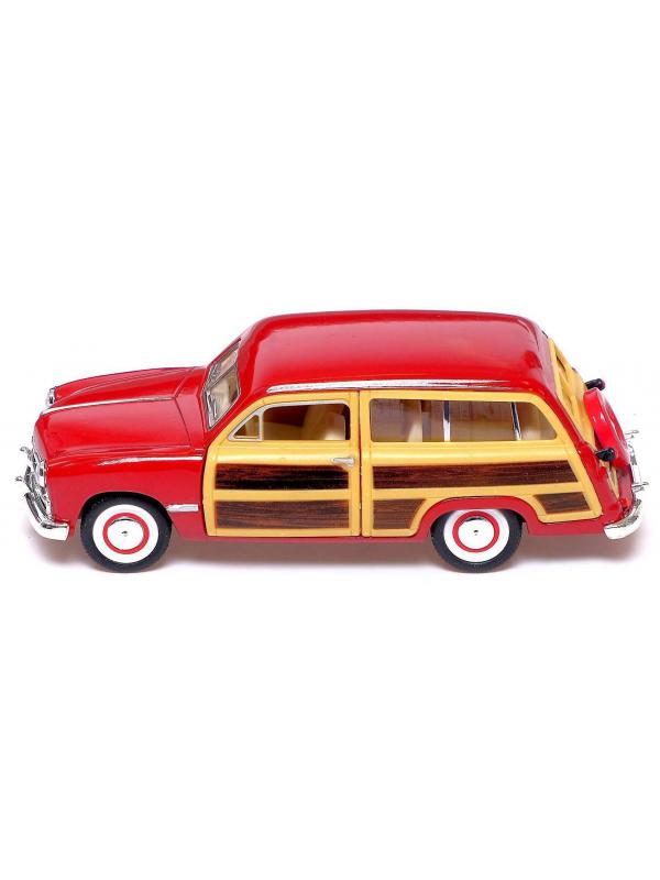 Машинка металлическая Kinsmart 1:40 «1949 Ford Woody Wagon» KT5402D инерционная / Красный