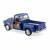 Металлическая машинка Kinsmart 1:32 «1955 Chevy Stepside Pick-up (С принтом)» KT5330WF, инерционная / Синий