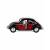 Металлическая машинка Kinsmart 1:32 «1967 Volkswagen Classical Beetle (Color Door)» KT5373D инерционная / Черный