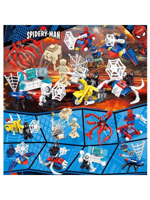 Набор 8 фигурок Супергерои (Человек Паук 34071)